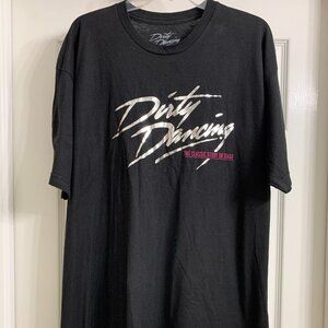 Women's Black Dirty Dancing Souvenir T-Shirt, Size XXL